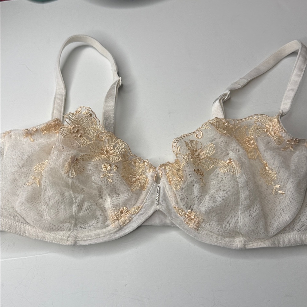 Vintage Victoria’s Secret I Do Push Up Without Padding Underwire Bra Bridal 36C